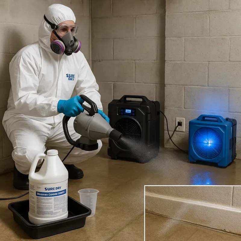 Sanitization and Odor Removal process in Shorewood Hills, WI